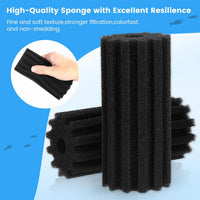 hygger Aquarium Double Sponge Filter: Upgraded Sponge Filter - Sponge M - image 2