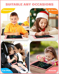 10 Inch LCD Writing Tablet for 3-8 Year Olds - Pink / 10 inch - image 2