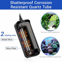 hygger Small Submersible Aquarium Heater 25W Mini Betta Fish Tank - X-Small - image 2