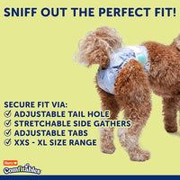 New! Hartz® Comfitables® Disposable Dog Diapers, Size Small 12 Count, Comfortable & Secure Fit, Easy to Put On, Super Absorbent Male and Female Diaper
