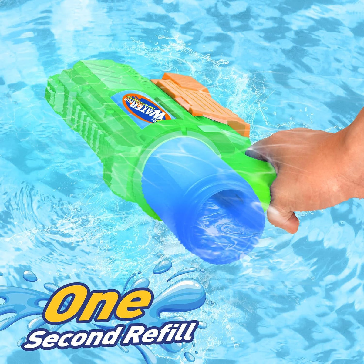 Super Water Gun for Kids Adults: 2 Pack - Green Green - image 3