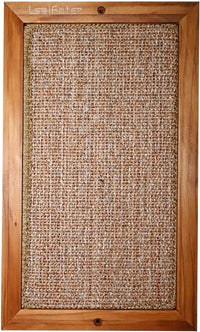 Cat Scratching Post, Wooden Sisal Cats Wall Scratcher - 1 PCS Large Brown - image 2