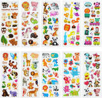 24 Sheets 3D Puffy Stickers for Toddlers Kids Boys Girls – Fun for Kids & Family - Cartoon Animal - image 2