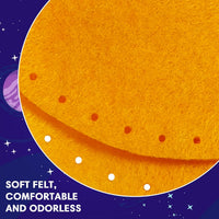 Flying Childhood solar system sewing kit for kids with felt planets, needles and floss - view 3