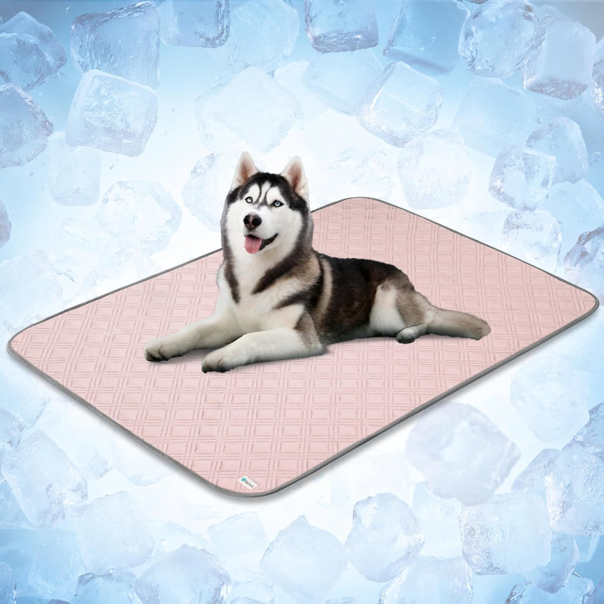 PetAmi Waterproof Dog Cooling Mat Pet Pad for Crate Couch Bed - Pink / X-Large (60x80)