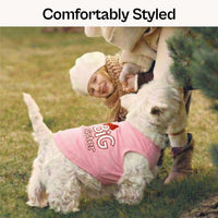 Parisian Pet Dog Shirt, 100% Cotton Shirts for Medium Dogs - Big Sister / Medium (8-12lbs) - image 4
