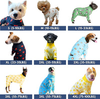Spark Paws Dog Pajamas - Stretch Onesie Recovery Full Leg Surgery Suit PJS – Essentials for Dogs - Snowy Polar Bear / Small - image 2