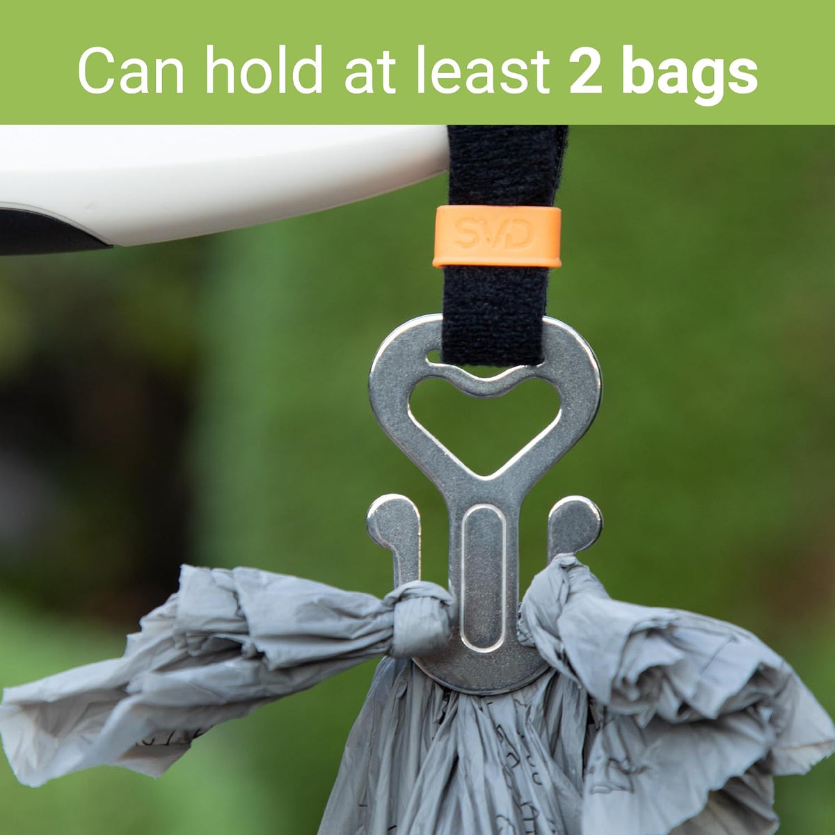 SVD.PET Dog Poop Bag Holder, Waste Bag Holder - 2 Count (Pack of 1) / Metal - image 3