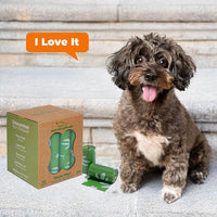 Best Pet Supplies Poop Bags for Dogs, 50% Post-Consumer Recycled Content dog waste bags on rolls, fits all poop bag holders for leashes - 600 Count, Green, Unscented