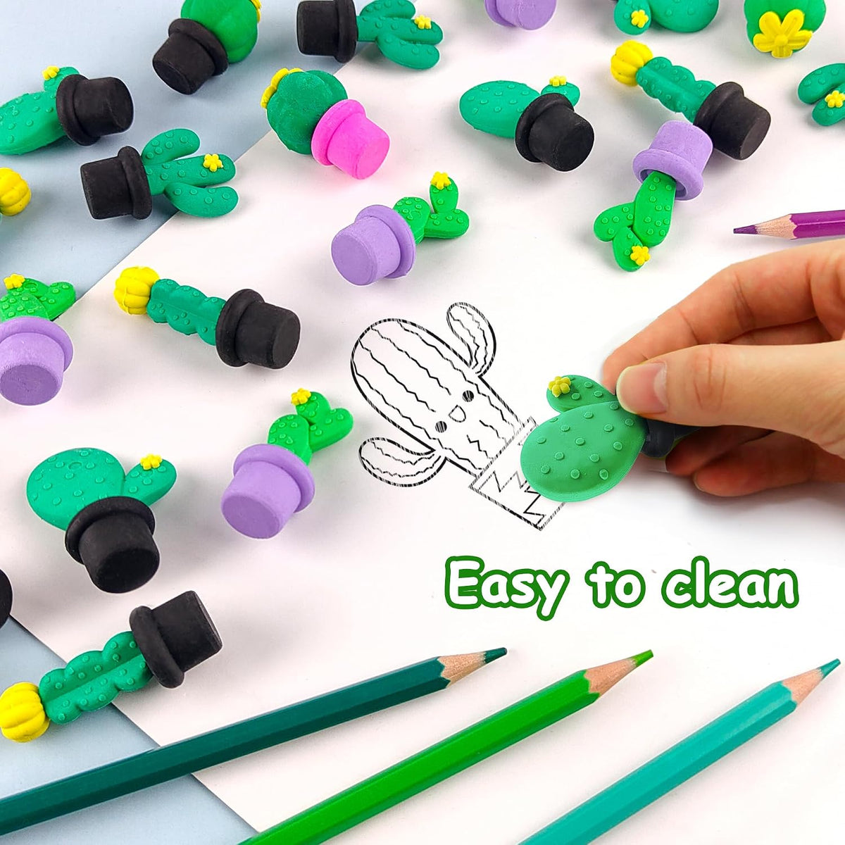 Satomoto musical puzzle erasers shaped like guitars, pianos, violins and gramophones - view 12
