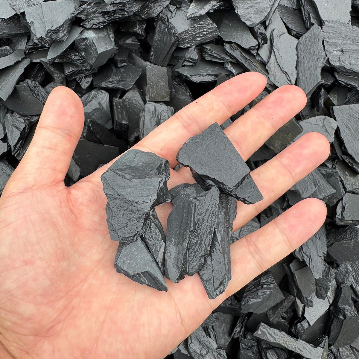 Natural Rocks Seiryu Stone 1-2.5 Inches Decorative Stones for Fairy - Slate Stone / 1lb(1-2.5Inch) - image 2