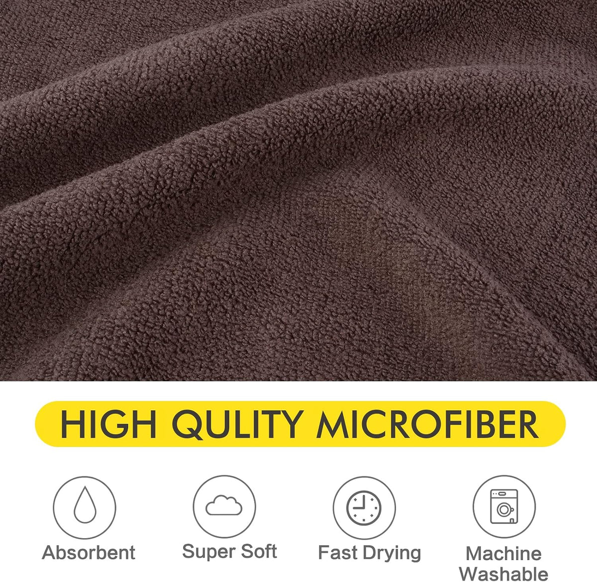 KinHwa Dog Towels for Drying Dogs - 30inchx50inch / Brown - image 3