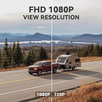 eRapta Wireless Backup Camera Magnetic: 5” Portable, 1-Min Install-Free Trailer Backup Camera with FHD1080P, Infrared Night Vision, 150° Wide-Angle View for Trailer/RV/Truck/Car/Tractor ACT501