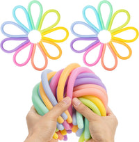 Mr. Pen, Monkey Noodle Fidget Toy, Colorful - Marshmallow Playground / 18 Pack