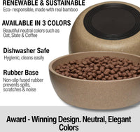 Loving Pets, Dolce Bamboo - Coffee Brown / Small Bowl - image 3