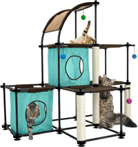 Kitty City Sleeper Cat Bed – Essentials for Cats - A) INDOOR MEGA KIT / 3 levels