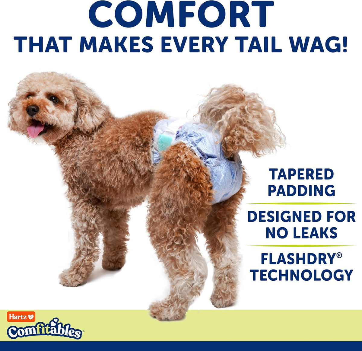 Hartz Disposable Dog Diapers, Size S 36 count - Value Pack / Extra Small - image 4