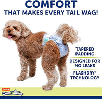 New! Hartz® Comfitables® Disposable Dog Diapers, Size XS 38 count, Comfortable & Secure Fit, Easy to Put On, Super Absorbent Male and Female Diaper