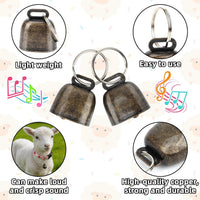 5 Pack Reflective Goat Collars with Bells, Anti-Lost Pet Collar - fruit Multi-colored - image 4