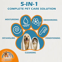 Hypoallergenic Dog & Cat Shampoo and Conditioner – All-Natural Itchy Skin Relief for Allergies | Puppy Safe | Soothing with Tea Tree Oil, Aloe Vera, and Oatmeal for Sensitive Skin