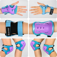 BOSONER knee pads for kids set with elbow pads and wrist guards - view 15
