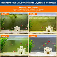 AquaMiracle Aquarium Filter with U, V Light & Filter Sponge - For Aquariums 20-70 Gal(SV-800) - image 2