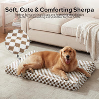 JOEJOY Dog Bed for Large Dogs - M (30x20) / Brown - image 2