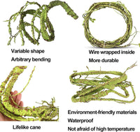 kathson 3 PCS Reptile Vines Plants Flexible Bendable Jungle Climbing - 1 / 3 PCS - image 2