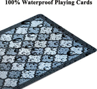 Teskyer Waterproof Plastic Playing Cards, 2 Decks, Large Index – Fun for Kids & Family - 2 Pack (Standard Index) - image 2
