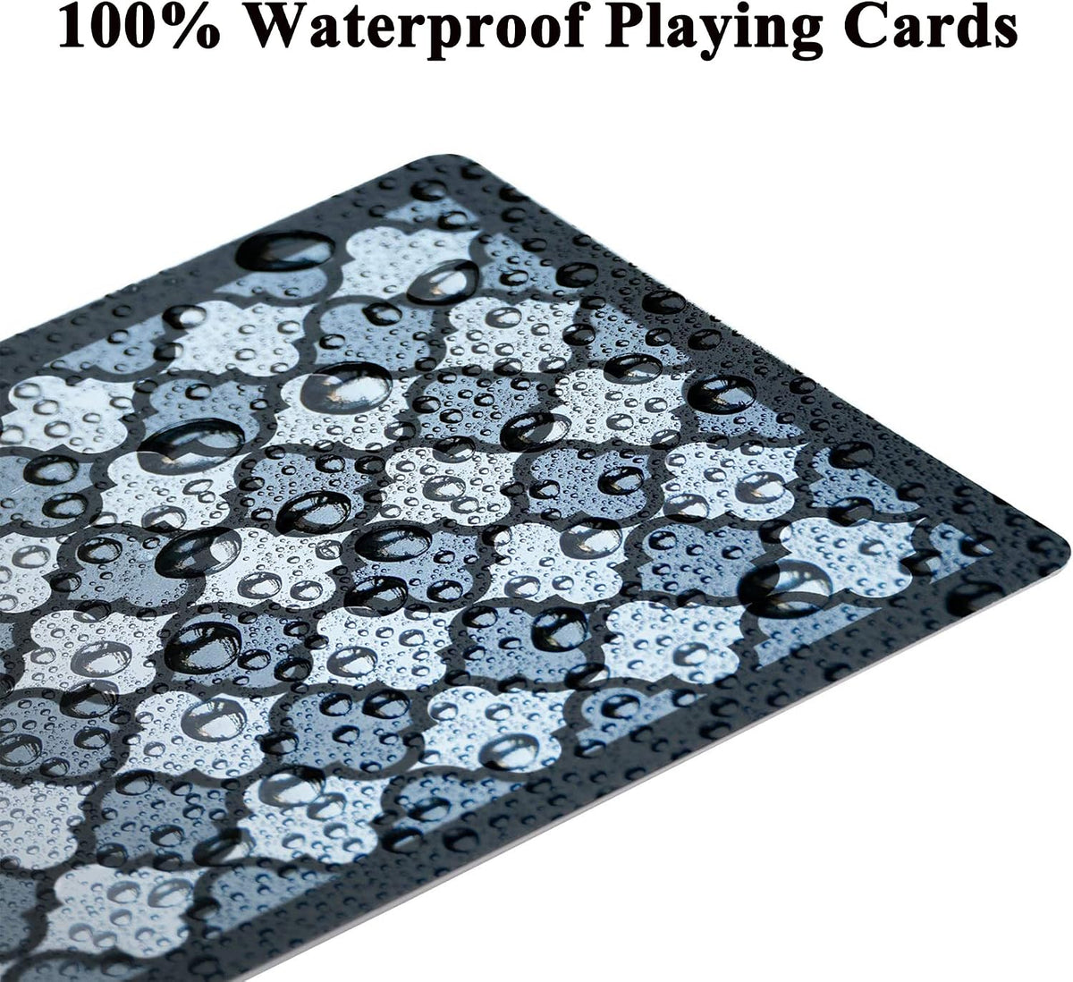 Teskyer Waterproof Plastic Playing Cards, 2 Decks, Large Index – Fun for Kids & Family - 2 Pack (Standard Index) - image 2
