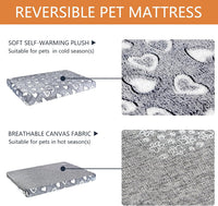 VANKEAN Waterproof Reversible Crate Mat Cool/Warm Washable Joint - L / Grey - image 3