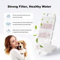 Dog Water Fountain for Large Dogs - 6 Filters & 6 Sponges - image 3