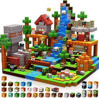 Annexfun 150PCS Magnetic Blocks, Magnetic Building Blocks - Forest Waterfall Home