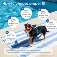 Mklhgty Hawaiian Dog Life Jacket - Red / Large - image 3