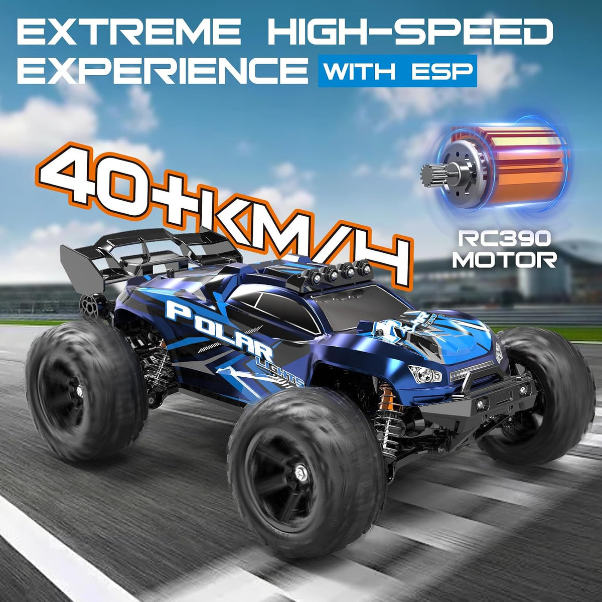 Rc Cars 1:14 All Terrain RC Car for Adults & Boys - image 3