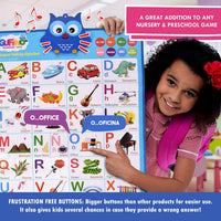 English & Spanish Alphabet Poster - Alphabet Blue - image 4