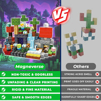 Magneverse Magnetic Blocks, Magnet Building Cubes for Boys Girls - Portal / 400 pcs - image 4