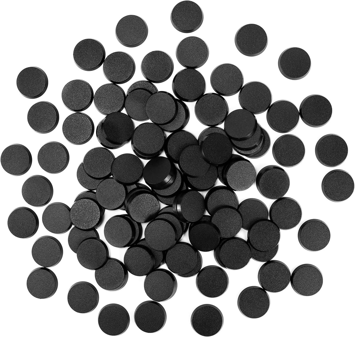 FIGURESLAB 100 black textured plastic miniature bases in 7 sizes - view 3