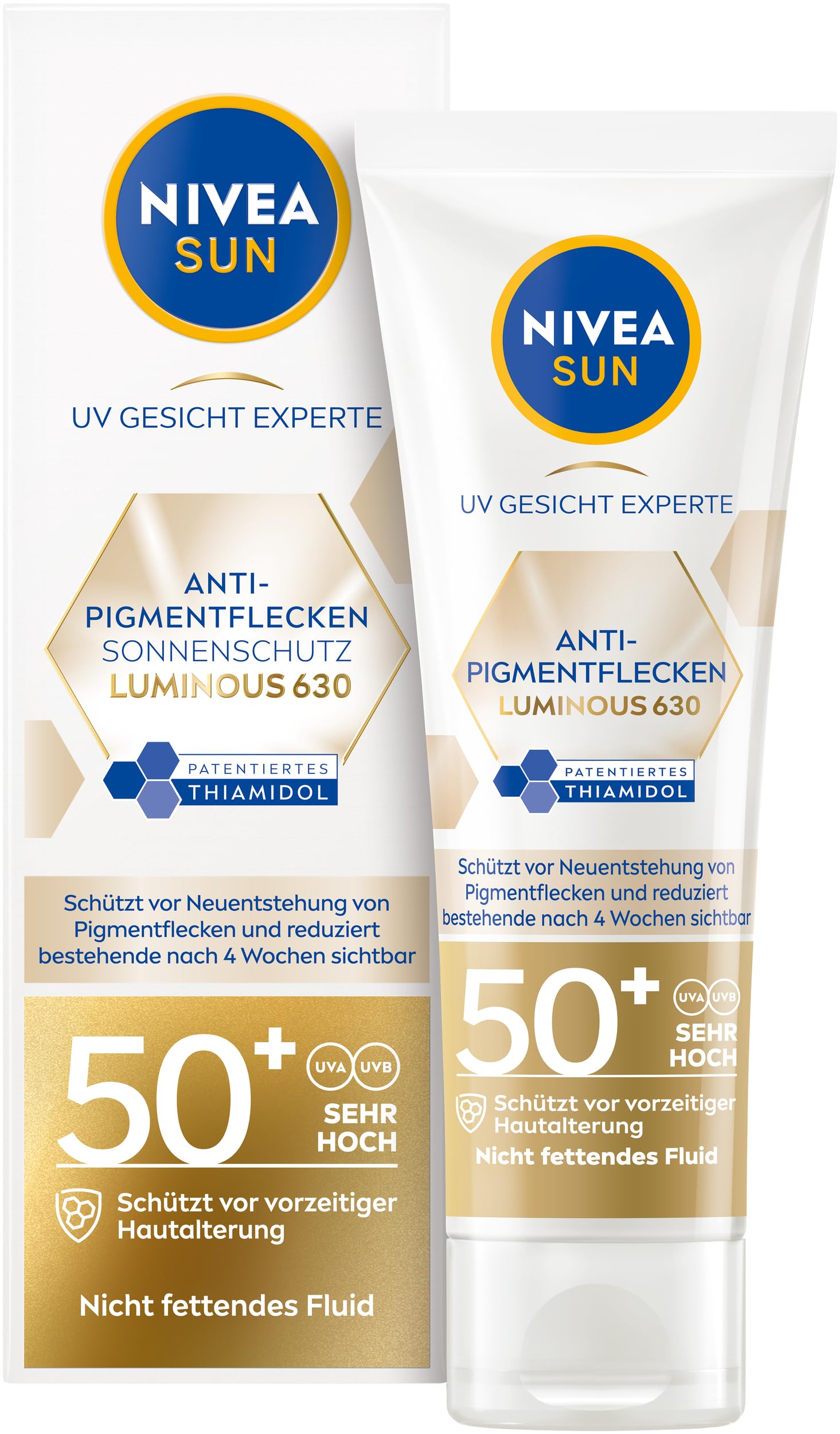 Nivea Luminous630 Sunscreen Spot Treatment Day Cream SPF50 - 1.35 Fl Oz