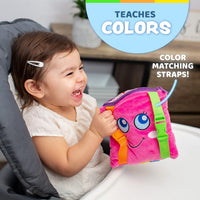 Buckle Toy, Bella Square, Learning Activity - 6.5 inches - image 3