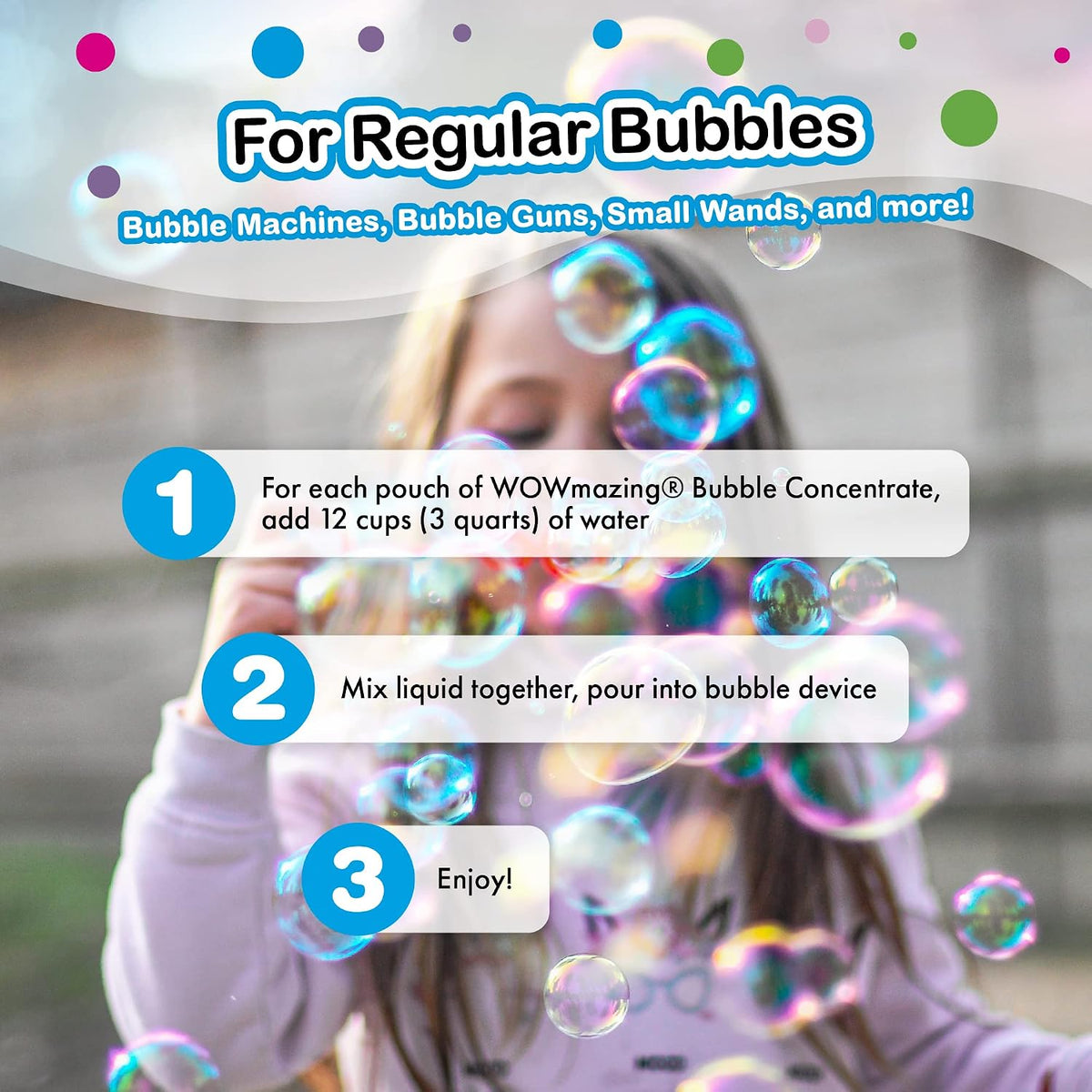 WOWMAZING Big Bubbles Refill - 3 pack - image 3