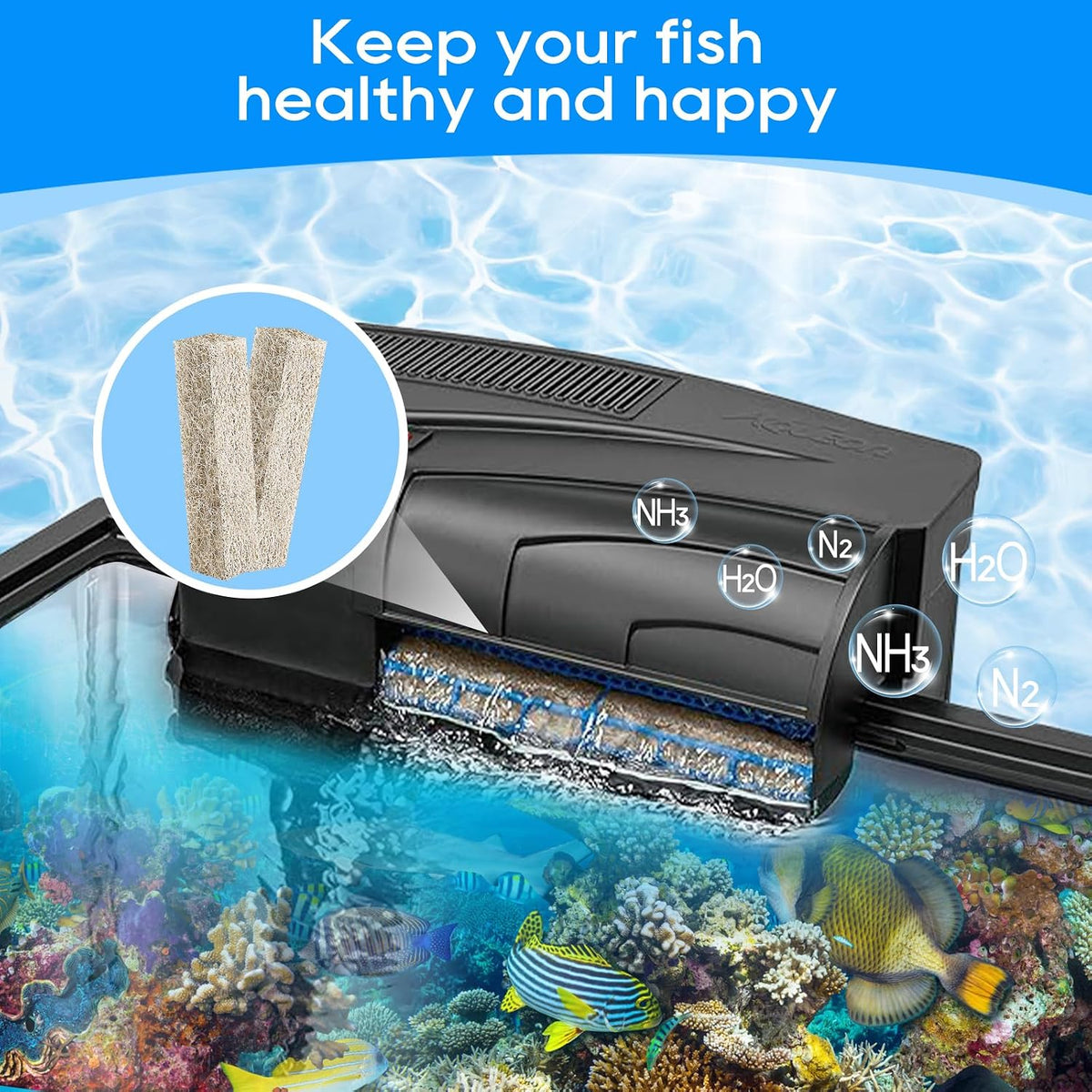 Replacement Filter Cartridges Compatible with Aqueon Quietflow 20 75 – Essentials for Fish - For Model 20 & 75, 6 Pack - image 4