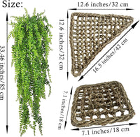 Reptile Hammock, Large Lizard Lounger - 【▲+■+▄+Green】 - image 4