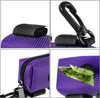 Dog Poop Bag Dispenser Holder Soft Waste Bags Roll Holders Leash Clip - 1 Count (Pack of 1) / 1PC Purple - image 3