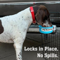 Dog Crate Water Bowl No Spill - Light Blue - image 2