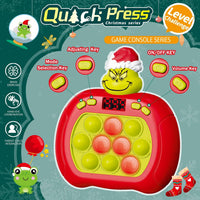 Pop Game, Light Up Fidget Toy for Kids & Adults - Christmas Green Monster - image 2