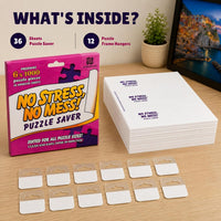 Permanent Adhesive Puzzle Saver Sheets, Preserve 2, No Stress - 36 Sheets - image 3