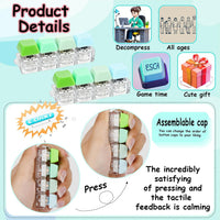 2 PCS Keyboard Fidget Toy - Four Colors - Green / General - image 3