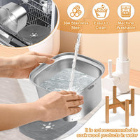 3L Elevated Dog Water Bowl - Grey - image 4