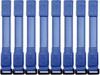 M.best 8pcs LED Light Up Bracelets Glow Flashing Wristbands Glow - 8pcs Blue - image 4